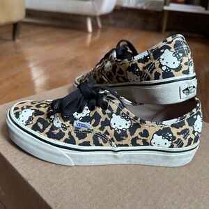 Vans Authentic Hello Kitty leopard limited edition 2014 40th anniversary Women 7